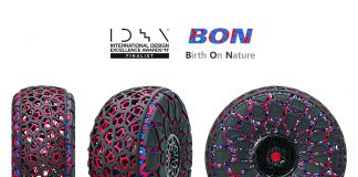 BON, el neumático concept de Kumho impreso en 3D