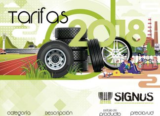 Tarifas de Signus Ecovalor 2018.