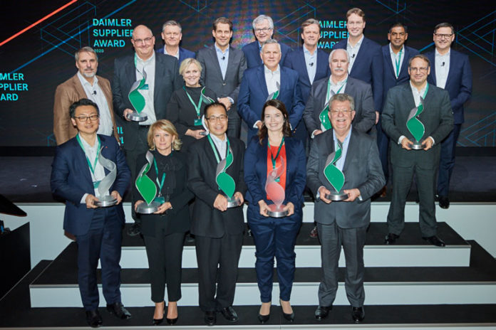 Brembo recibe el Daimler Supplier Award in Sustainability 2019
