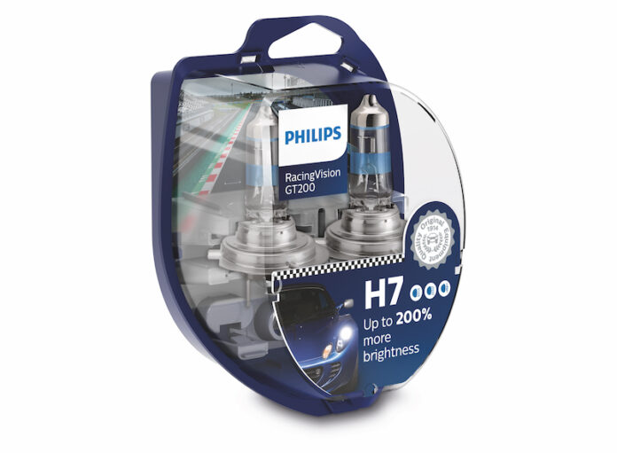 Philips lanza las lámparas de faro principal RacingVision GT200