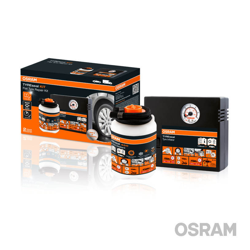 Nueva gama de selladores de neumáticos OSRAM TYREseal