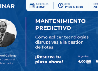 Cojali convoca el webinar 'Mantenimiento predictivo'