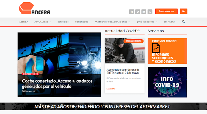 ANCERA estrena web para estar más cerca de sus socios