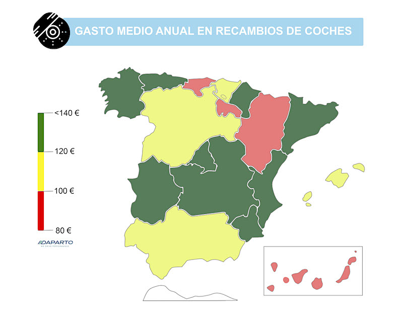 DAPARTO Mapa