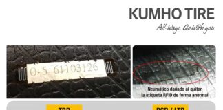 Kumho Tire denuncia etiqueta