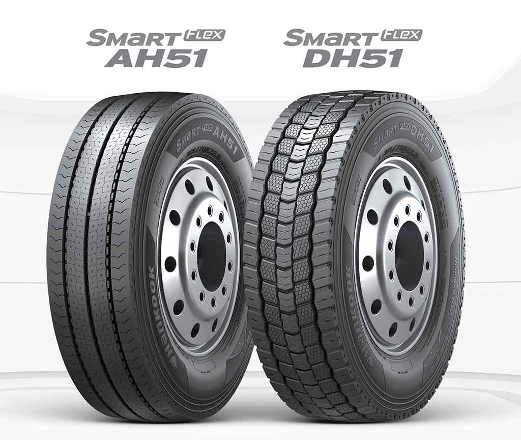 Soldado Lejos Correo aéreo Hankook lanzará los nuevos SmartFlex AH51 para dirección y DH51 para  tracción en noviembre