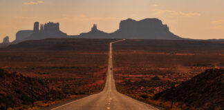 carretera con calima