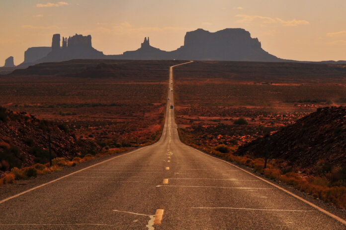 carretera con calima