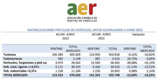 matriculaciones renting