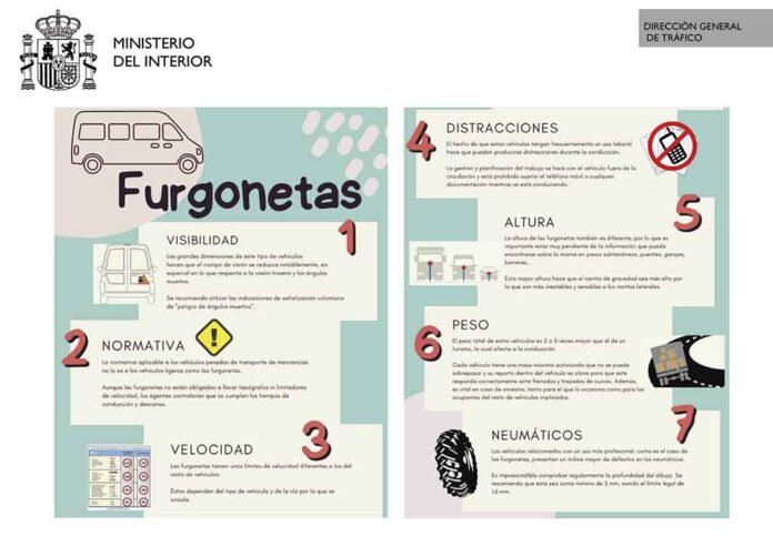 DGT campaña furgonetas