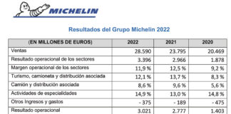 Michelin cuentas 2022