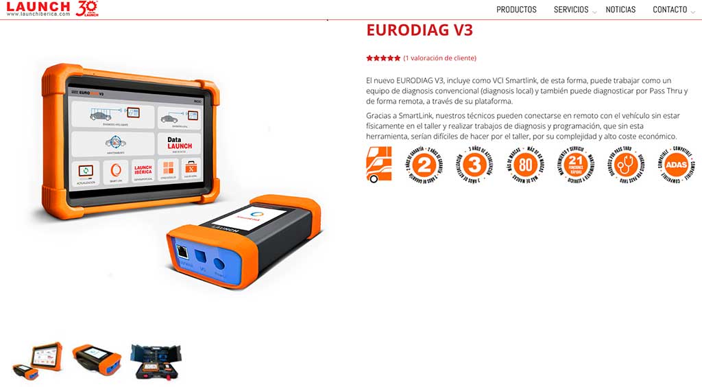 Launch Ibérica sortea 5 equipos de diagnosis EASYDIAG - Canal Neumático