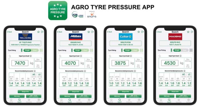 Yokohama TWS Agro Tyre Pressure app