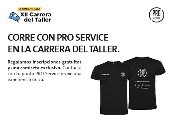 PRO Service colabora un año más con la Carrera del Taller