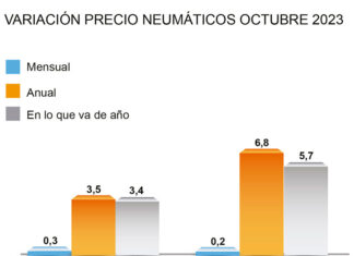 ADINE precio neumáticos octubre