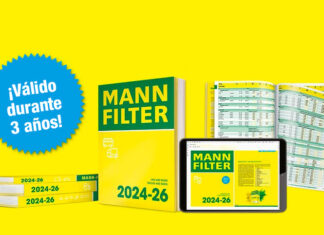MANN-FILTER publica sus catálogos de filtración 2024-2026