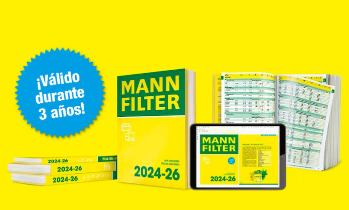 MANN-FILTER publica sus catálogos de filtración 2024-2026