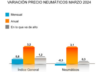 Precio neumáticos marzo 2024