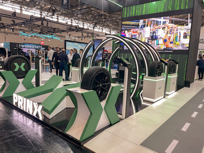 PRINX despliega un carrusel de productos en THE TIRE COLOGNE