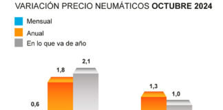 ADINE precio neumáticos octubre