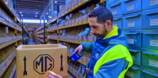 MG España almacén de recambios