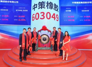 ZC Rubber celebra su histórica salida a bolsa en Shanghai