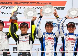 Los neumáticos Yokohama ADVAN vuelven a ganar en la categoría GT300 en la 3ª ronda del SUPER GT celebrada en Sepang Yokohama