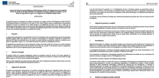 Comisión Europea antisubvenciones