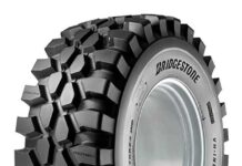 Bridgestone lanza su primer neumático agroindustrial VH-IND para manipuladoras telescópicas y retroexcavadoras Bridgestone VH-IND
