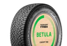 El I+D de Nokian Tyres presenta su neumático conceptual Betula con residuos de corteza de abedul Nokian Betula