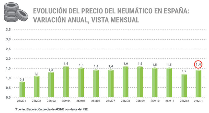 ADINE precio neumático 2026