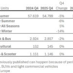 Tyres Europe mercado 2025