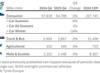 Tyres Europe mercado 2025