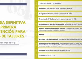 OPEN publica la agenda definitiva de su ‘1ª Convención de Redes de Talleres en España’ OPEN convención 2026