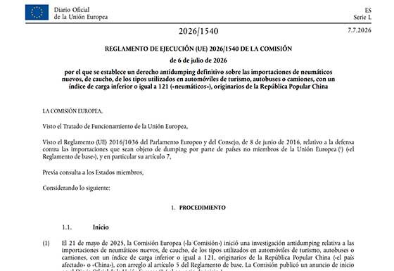 Reglamento antidumping