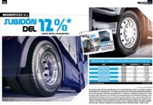 Neumáticos V.I. : subidón del 12% vía Europool hasta mayo (Reportaje) Neumáticos V.I.