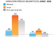 El precio de los neumáticos ‘rueda’ plano a cierre del primer semestre, mientras que el IPC general sube al 2,3%, según ADINE ADINE precio neumático junio
