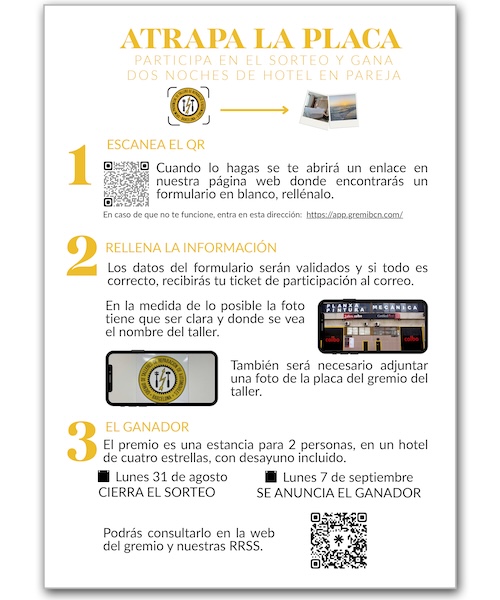 Cartell per app Gremi Atrapa la Placa