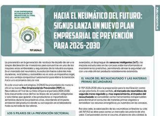SIGNUS Ecovalor lanza un nuevo Plan Empresarial de Prevención para 2026-2030: hacia el neumático del futuro Signus Plan Empresarial Prevención