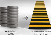 Campaña TNU “¿Sabías qué… pueden fabricarse pasos de peatones a partir de neumáticos fuera de uso?” CAMPAÑA TNU PASO PEATONES