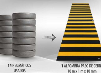 Campaña TNU “¿Sabías qué… pueden fabricarse pasos de peatones a partir de neumáticos fuera de uso?” CAMPAÑA TNU PASO PEATONES
