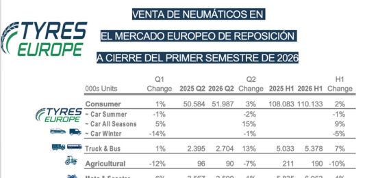 mercado neumáticos Tyres Europe