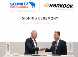 Hankook y Schmitz Cargobull firman una alianza estratégica de equipamiento original por cuatro años Hankook Schmitz Cargobull