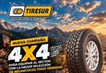 Tiresur lanza una nueva campaña promocional de neumáticos 4×4 Tiresur 4x4